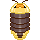 pixel art of a rubber ducky isopod